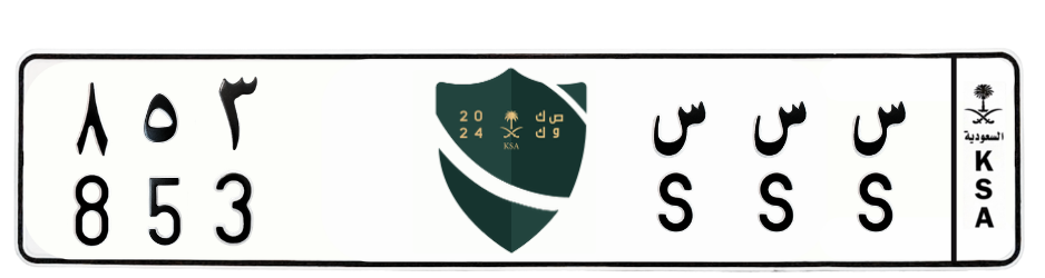 لوحة س س س 853